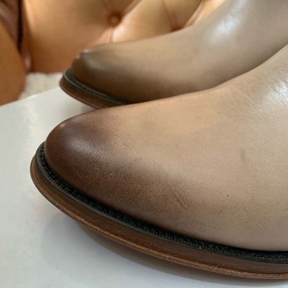 Hardy Brand Tan Leather Ankle Bootie Mexico US8 - Picture 9 of 16